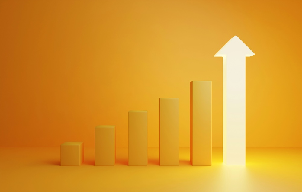 Graph experiencing growth